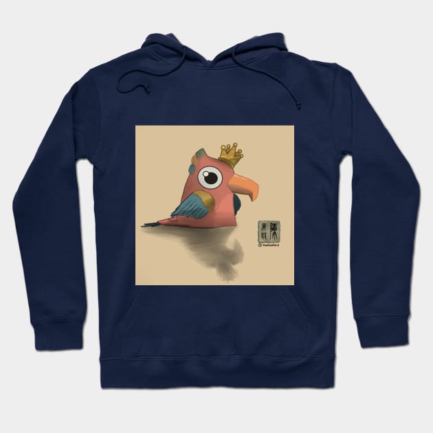 King Tim the Parrot Hoodie by KooKooPerd